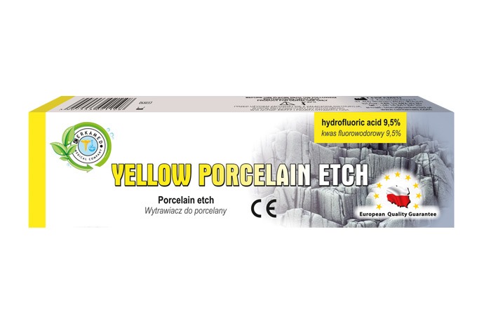 YELLOW PORCELAIN ETCH 2ml Cerkamed - Imagen 3