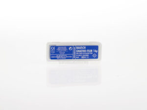 BK123 PAP.ART. GNATHO FILM AZUL TIRAS 20x60mm 50u.