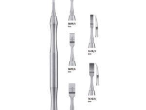 1610/3 OSTEOTOMO CINCEL HUESO CURVO 3mm.