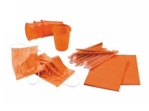 KIT 4 DESECHABLES NARANJA 500 PACIENTES
