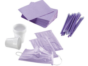 KIT 4 DESECHABLES LILA 500 PACIENTES