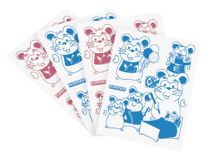 SERVILLETAS BABY ROSA  35x40cm. ROLLO 100u.