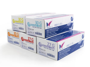 AGUJAS MEDICALINE 30G CORTA 0,3x25mm 100uds.