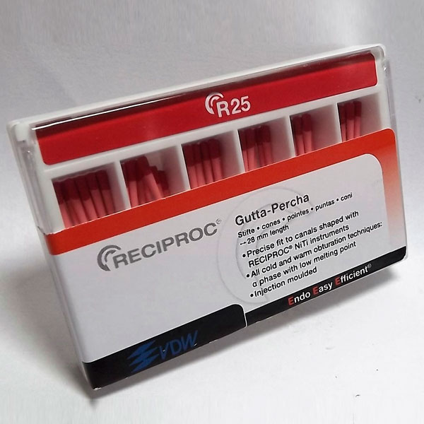 GUTAPERCHA RECIPROC PARA R25 60u. - Dentalis Iberia