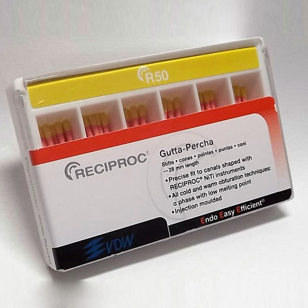 GUTAPERCHA RECIPROC PARA R50 60u. - Dentalis Iberia