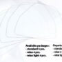 Set de láminas protectoras desmontables ESTÁNDAR 5 uds