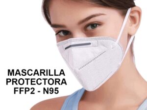 Mascarilla protectora FFP2 – N95- KN95 CAJA CON 20 UDS.