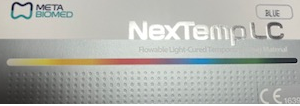 NEXTEMP LC – Blue (Temporary Inlay and Onlay) 2g X