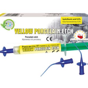 yellow porcelain etch