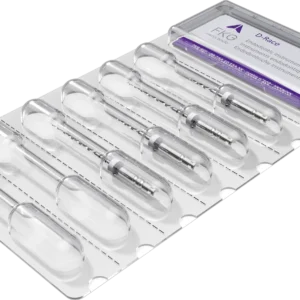 Surtido D-RACE: 2x DR1 ( 030/.10, 15mm, "Punta activa") + 2x DR2 NiTi (025/.04, 25mm)